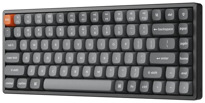 Keychron K2 Max 75% Teclado Mecánico Inalámbrico RGB Switches Rojos Negro Keychron K2 Max 75% Teclado Mecánico Inalámbrico RGB Switches Rojos Negro