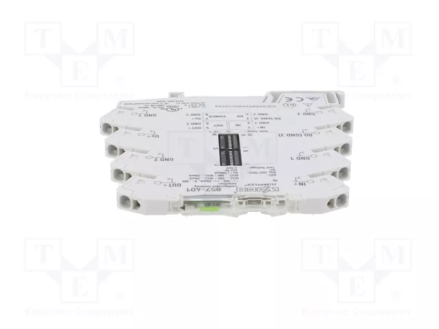 WAGO Transductor separador de señal y amplificador para raíl DIN
