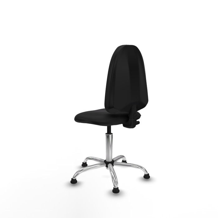 PIQUERAS Y CRESPO Silla de oficina Aýna Negro Similpiel sin brazos PIQUERAS Y CRESPO Silla de oficina Aýna Negro Similpiel sin brazos