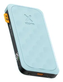 Xtorm FS5102U - Power Bank Batería Externa 10000 mAh 20W, Carga Rápida Quick Charge 3.0, 3 Puertos (USB-C), Pantalla LCD, Verde Azulado