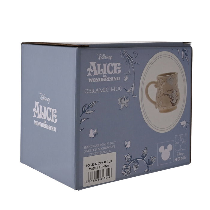 WIDDOP & CO Taza Conejo Blanco Blanco Alicia en el País de las Maravillas Disney