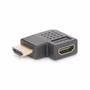 StarTech Adaptador HDMI2HDMIMFRA HDMI 2.0 Macho a Hembra Ángulo Derecho - 4K 60Hz HDR 18Gbps - Protector de Puerto con Conexión Dorada - Negro