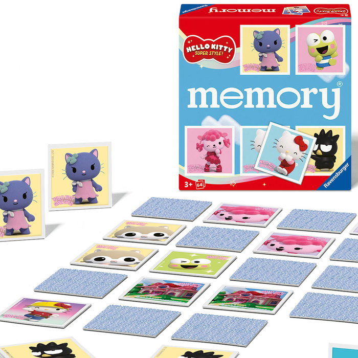 Ravensburger Memory Hello Kitty - Juego de Memoria y Observación para Niños +3 años, 25084