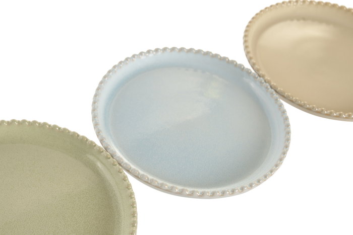 DKD Home Decor Platos de Gres Jiahua 26 Surtidos 20x20x2,5 cm DKD Home Decor Platos de Gres Jiahua 26 Surtidos 20x20x2,5 cm