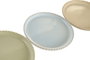 DKD Home Decor Platos de Gres Jiahua 26 Surtidos 20x20x2,5 cm
