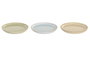 DKD Home Decor Platos de Gres Jiahua 26 Surtidos 20x20x2,5 cm