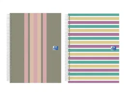 Oxford Europeanbook5 Colorblock Cuaderno Espiral Tapa Extradura Din A4+ 120 Hojas Horizontal