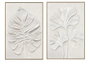 DKD Home Decor Cuadro Lienzo PS 60x3,7x90 Hoja Surtido de 2 unidades