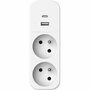 Quarx Biplite - QUARX - 2P 16A con USB-A y USB-C, compatible con NF