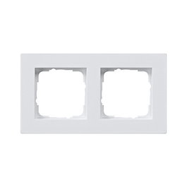 GIRA 0212225 Placa ciega de 2 módulos en blanco
