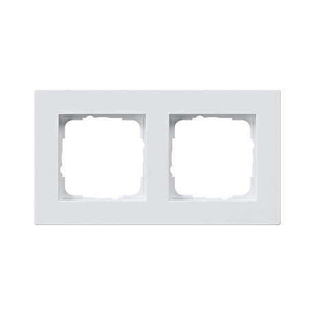 GIRA 0212225 Placa ciega de 2 módulos en blanco GIRA 0212225 Placa ciega de 2 módulos en blanco
