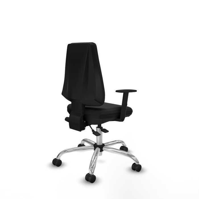 PIQUERAS Y CRESPO Silla de oficina Elche con mecanismo Asincro en Negro PIQUERAS Y CRESPO Silla de oficina Elche con mecanismo Asincro en Negro