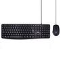 Ewent Kit Teclado + Mouse USB Silencioso EW3000 para Oficina/Hogar - Teclado Español QWERTY con Cable 1.35m - EAN: 8052101430363