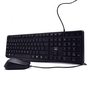 Ewent Kit Teclado + Mouse USB Silencioso EW3000 para Oficina/Hogar - Teclado Español QWERTY con Cable 1.35m - EAN: 8052101430363