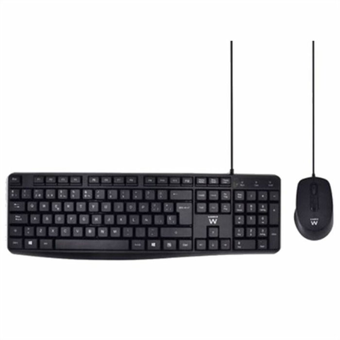 Ewent Kit Teclado y Ratón EW3000/EW3006 Negro USB QWERTY Español Ewent Kit Teclado y Ratón EW3000/EW3006 Negro USB QWERTY Español