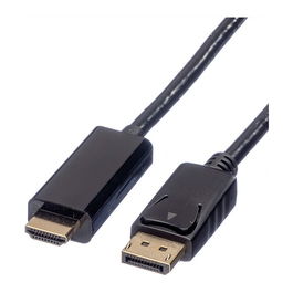 ROLINE 11.04.5785 Cable DisplayPort Macho a Macho 1 m 4K UHD Negro