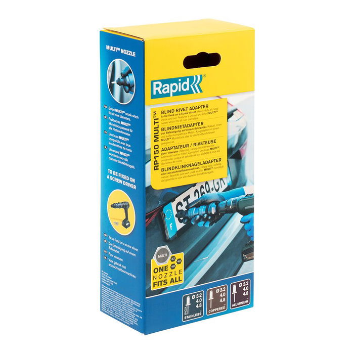 Rapid Adaptador para Remaches Rp150 Multi 5001484 para Taladro y Destornillador