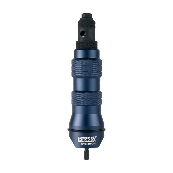 Rapid RP150 MULTI Adaptador de remaches para destornillador - Aluminio y acero inoxidable - Caja