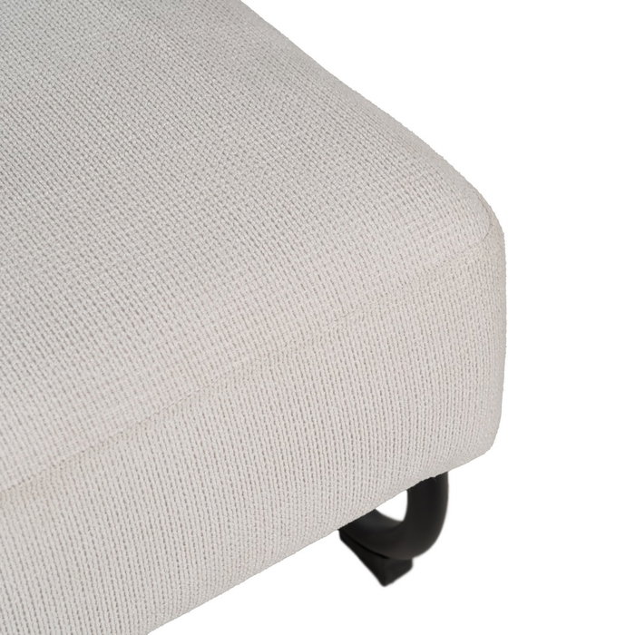 Sillón Beige Metal-Tejido 61 X 70 X 85 cm Sillón Beige Metal-Tejido 61 X 70 X 85 cm