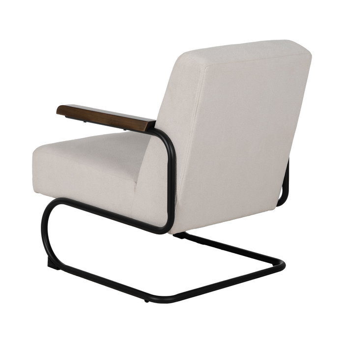 Sillón Beige Metal-Tejido 61 X 70 X 85 cm Sillón Beige Metal-Tejido 61 X 70 X 85 cm