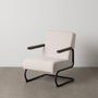Ixia Sillón Beige Metal-Tejido