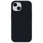 eSTUFF Funda INFINITE RIGA para iPhone 15, Silicona Negra con 93% Material Reciclado, Protección Anticaídas