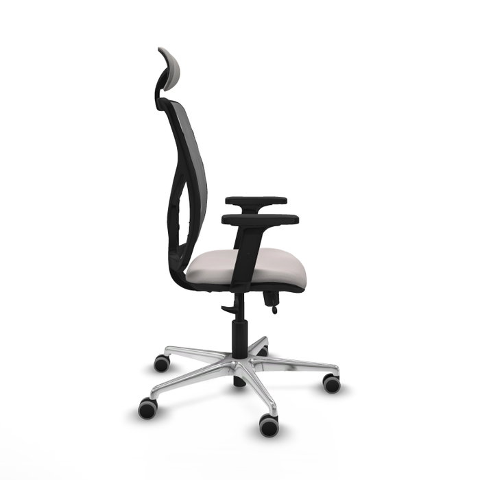 PIQUERAS Y CRESPO Silla de oficina Motilla con mecanismo Sincro/Traslack Blanco y Gris PIQUERAS Y CRESPO Silla de oficina Motilla con mecanismo Sincro/Traslack Blanco y Gris