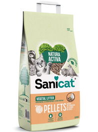 Sanicat Arena Vegetal Natura Activa 6kg - 100% Natural, Biodegradable, Sin Perfumes