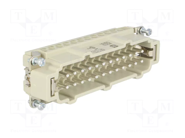 HARTING Han E® Conector de Plantilla de Contacto Macho 24+PE
