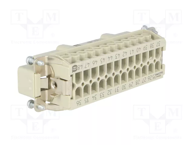 HARTING Han E® Conector de Plantilla de Contacto Macho 24+PE