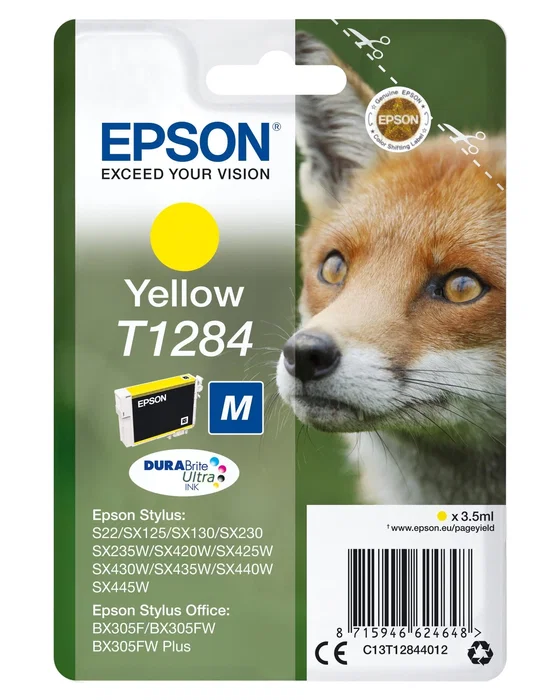 Epson T1284 Cartucho de Tinta Amarillo Epson T1284 Cartucho de Tinta Amarillo