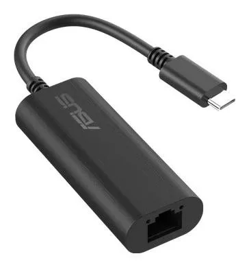 Asus Adaptador Ethernet USB-C2500 V2 2,5Gbps Negro Asus Adaptador Ethernet USB-C2500 V2 2,5Gbps Negro