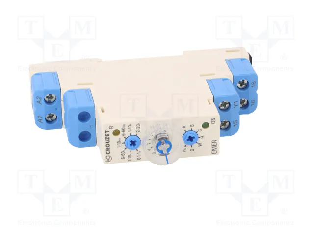 CROUZET Relé de tiempo analógico SPDT 24-240V AC/DC