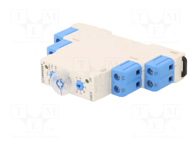 CROUZET Relé de tiempo analógico SPDT 24-240V AC/DC