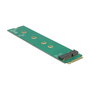 DeLOCK Adaptador de interfaz M.2 Key M a M.2 Key E 65831
