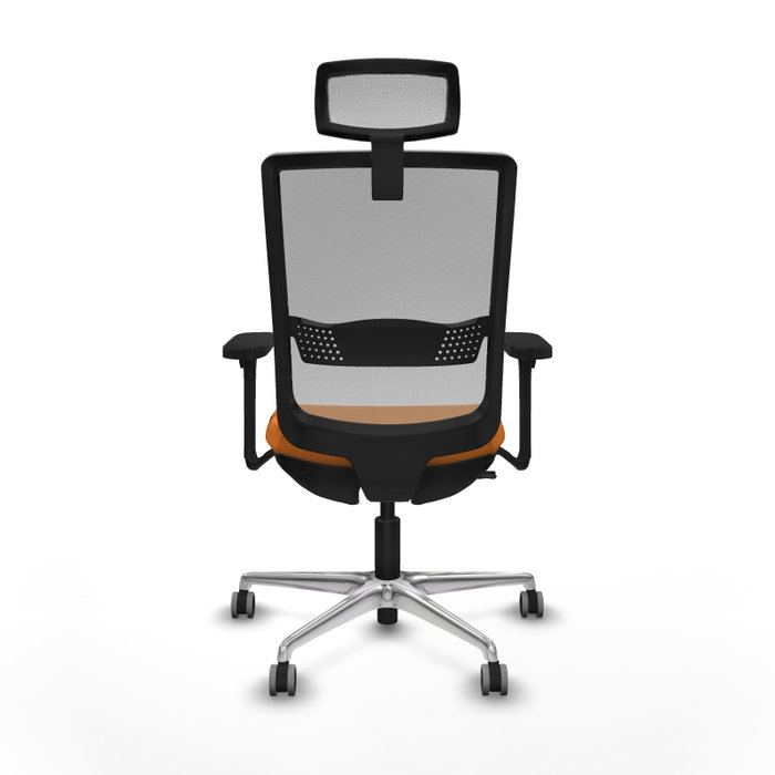 PIQUERAS Y CRESPO Silla de oficina Haches Naranja y Gris PIQUERAS Y CRESPO Silla de oficina Haches Naranja y Gris