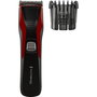 Remington HC5100 MyGroom Maquinilla de Peluquería con 12 Ajustes de Longitud, Negro y Rojo