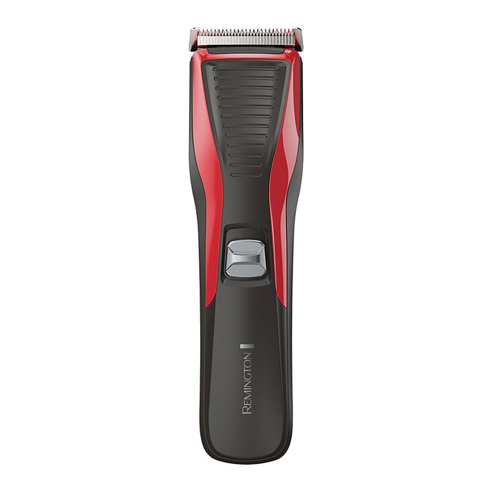 Remington HC5100 MyGroom Maquinilla de peluquería profesional con 12 longitudes de corte, Negro y Rojo
