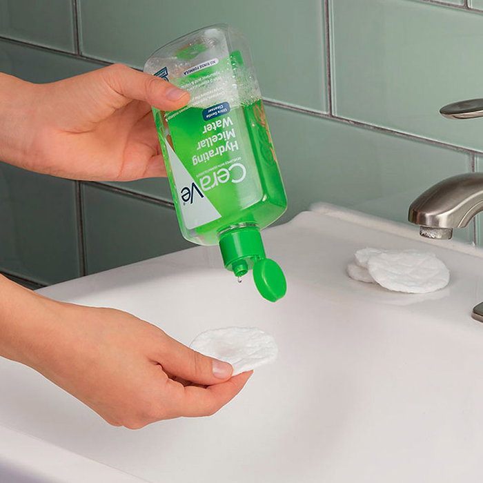CeraVe Agua Micelar Limpiadora Hidratante 295 ml - Pieles Sensibles y Atópicas, Sin Perfume