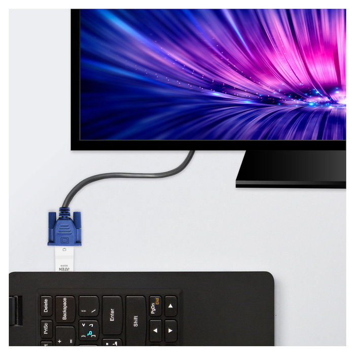 Aten VC810-AT Conversor HDMI a VGA Blanco