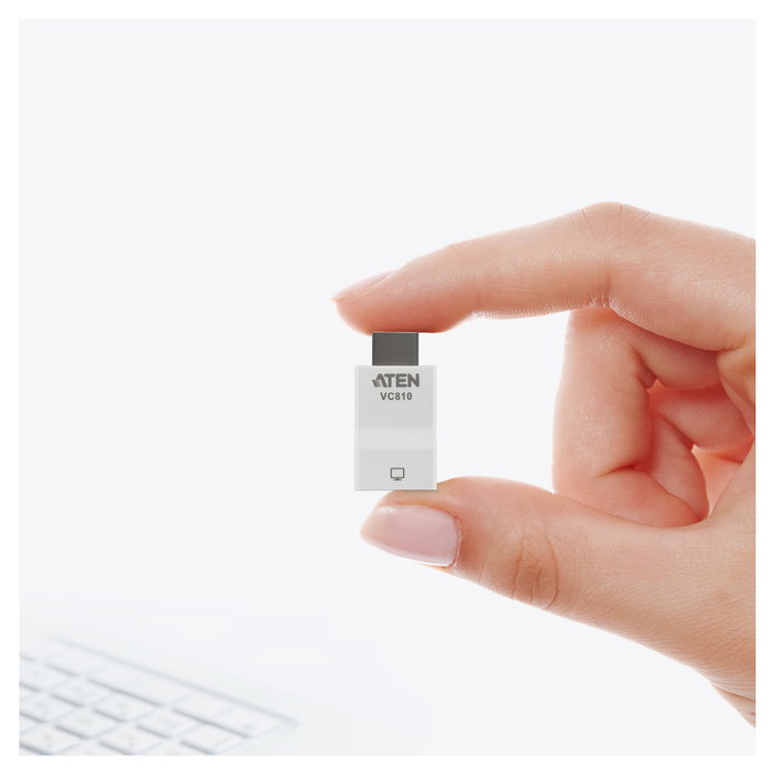 Aten VC810-AT Conversor HDMI a VGA Blanco
