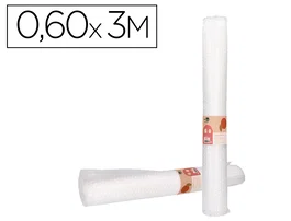 Liderpapel Rollo Plástico Burbuja Eco 0.60x3m, 30% Plástico Reciclado