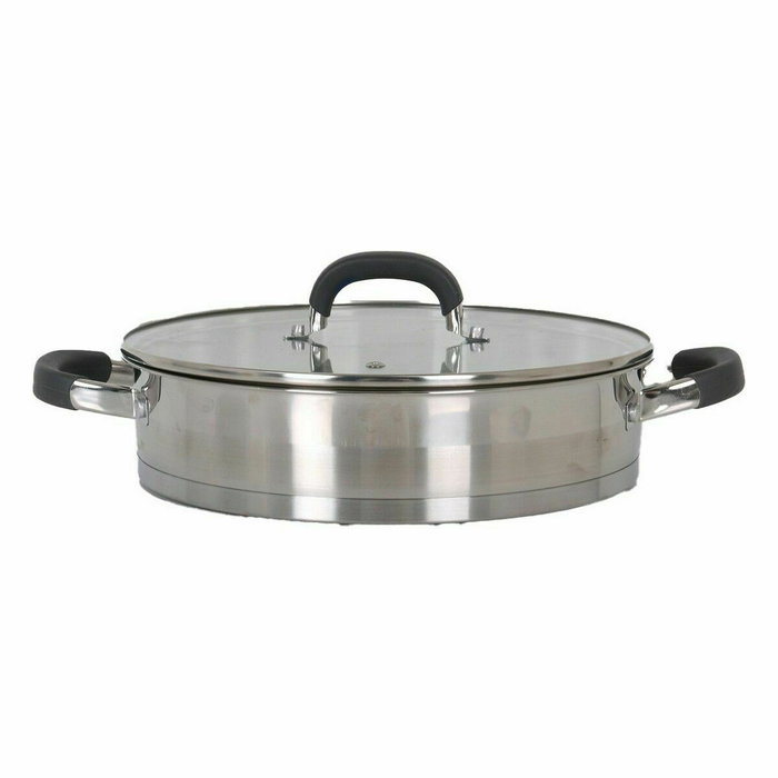 Cacerola con Tapa de Cristal Quttin 2,2 L (4 Unidades) Cacerola con Tapa de Cristal Quttin 2,2 L (4 Unidades)