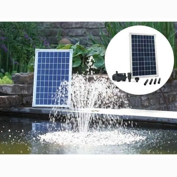 Ubbink Solarmax Bomba Solar con Panel Solar 40 x 25.5 x 2.5 cm, Chorro 610l/h, Cable 5m, Suministro Directo Ubbink Solarmax Bomba Solar con Panel Solar 40 x 25.5 x 2.5 cm, Chorro 610l/h, Cable 5m, Suministro Directo