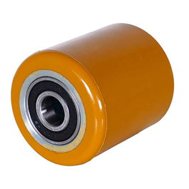 Cascoo Rueda de transpaleta de poliuretano, 830 kg, ø80 mm