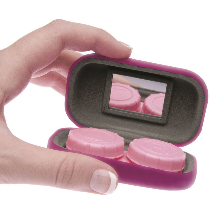 Sensly Estuche para Lentillas con Espejo, Modelos Surtidos