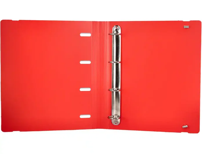 Antartik Carpeta 4 Anillas 35 mm A4 Foam Color Rojo - Carpetas de Anillas Mixtas Tamaño Din A4 (210x297 mm) Color Rojo