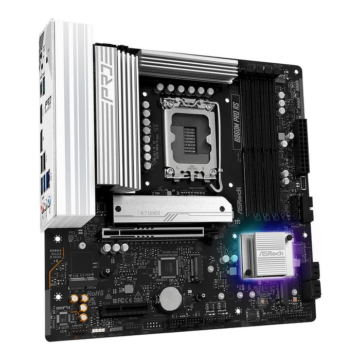 ASRock B860M Pro RS Placa Base mATX HDMI/DP DDR5 para PC Intel LGA 1851