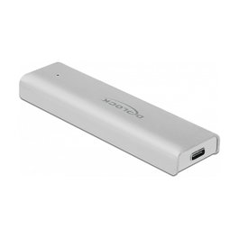 DeLOCK 42634 Gabinete externo para M.2 NVMe PCIe SSD USB 3.2 Gen 2 Plata