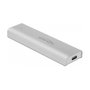 DeLOCK 42634 Gabinete externo para M.2 NVMe PCIe SSD USB 3.2 Gen 2 Plata